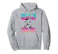 Dont Let Pretty Face Fool You Soccer Hoodie - Fun Novelty Design Men Women - T-Shirt, Sweatshirt, Hoodie