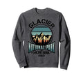 Glacier National Park Montana 1910 Sweatshirt - Novelty Apparel for Adults - T-Shirt, Sweatshirt, Hoodie