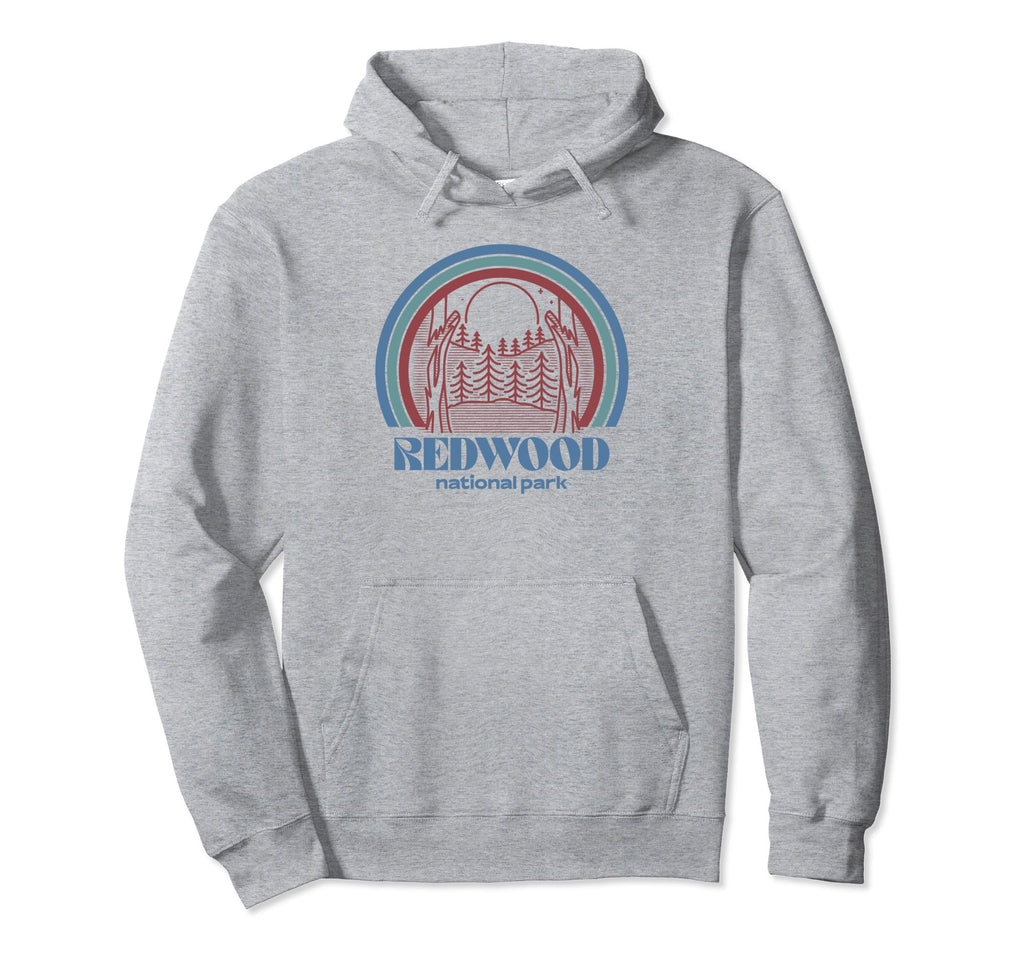 Redwood National Park Outdoor Hiking Hoodie - Graphic Print Men Women - T-Shirt, Sweatshirt, Hoodie
