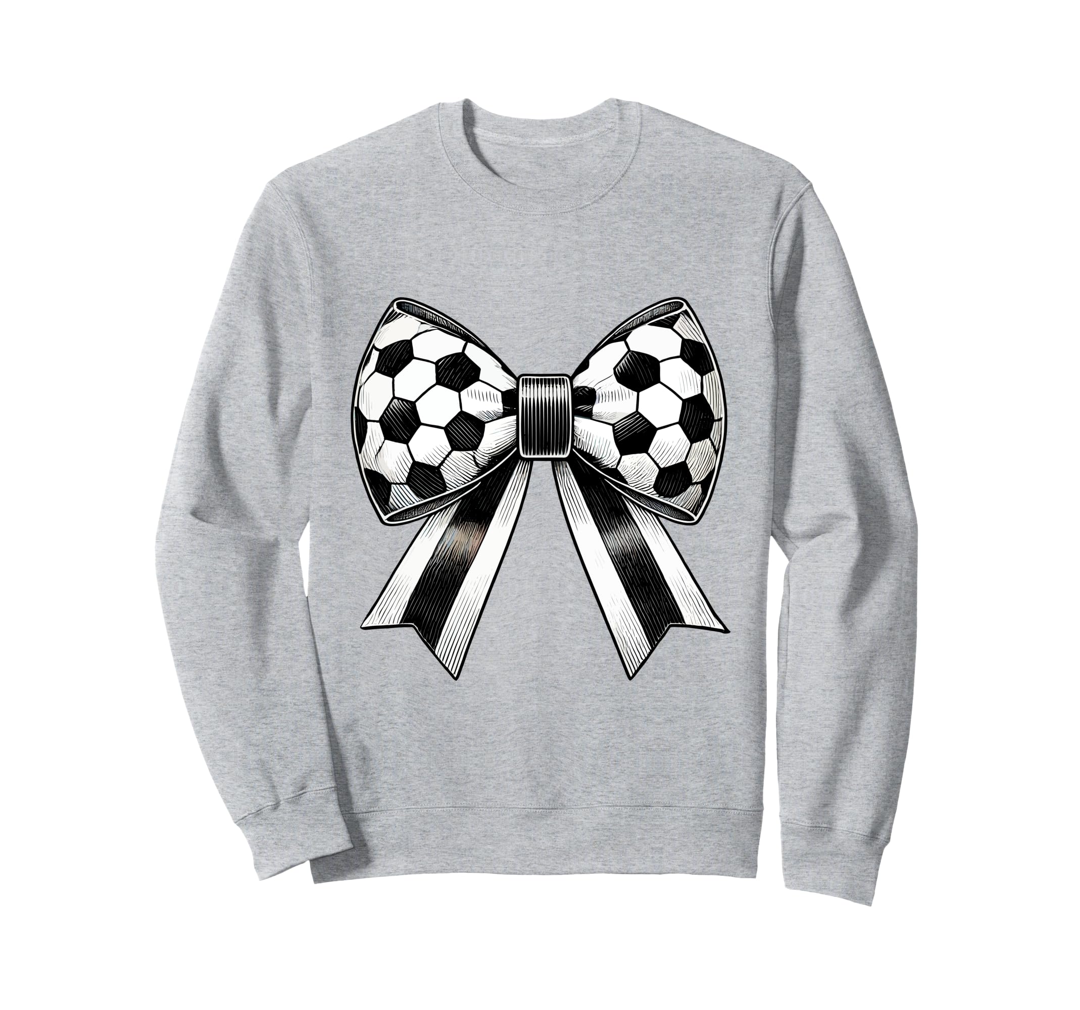 Coquette Soccer Bow Aesthetic Sweatshirt - Novelty Apparel Men Women - T-Shirt, Sweatshirt, Hoodie