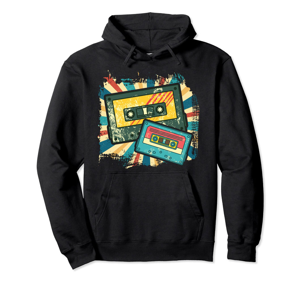 80S Music Lover 1980S Mixtape Eighties Hoodie - Trendy Graphic for Adults - T-Shirt, Sweatshirt, Hoodie