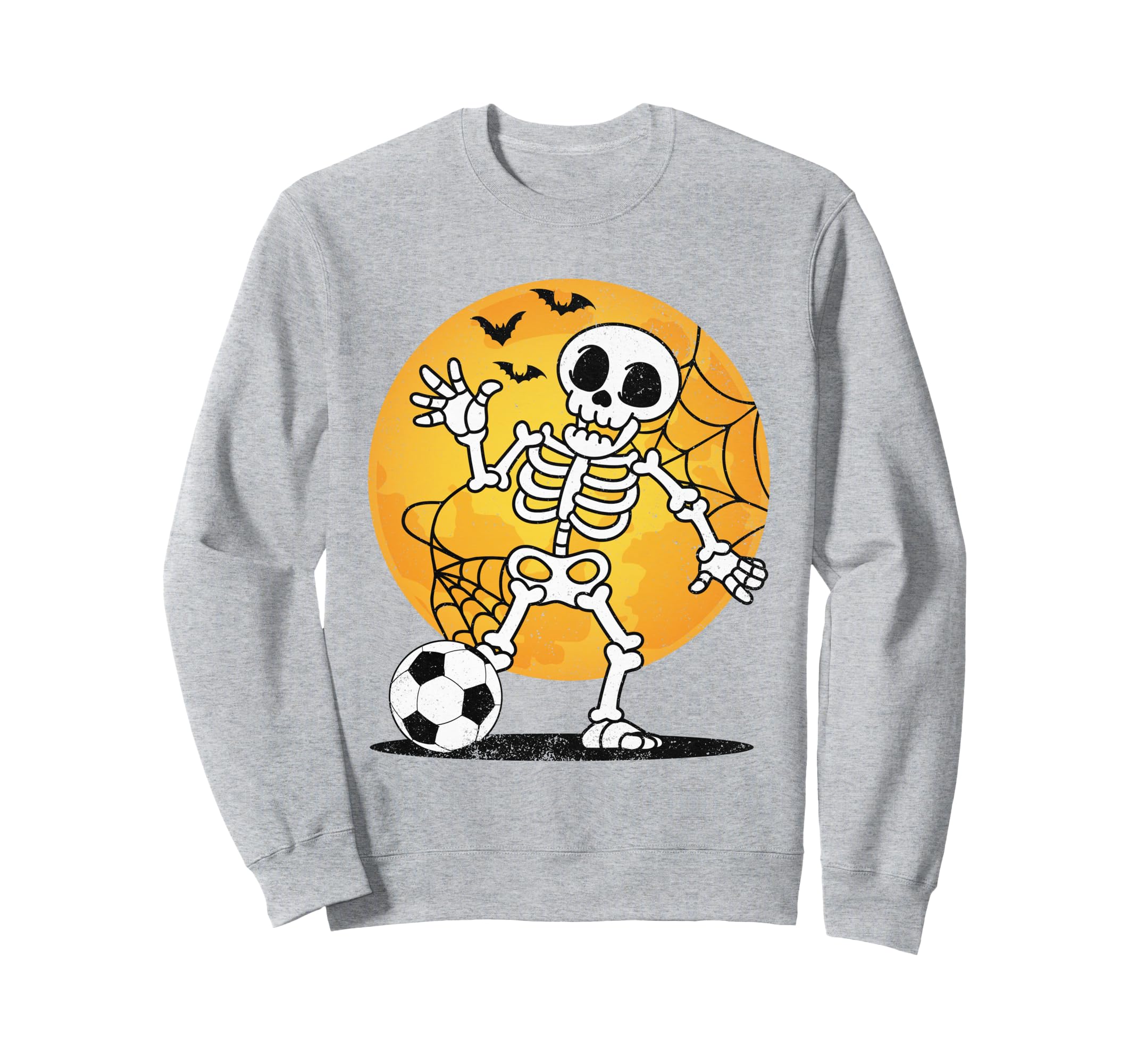 Soccer Skeleton Halloween Soccer Sweatshirt - Custom Art Print Men Women - T-Shirt, Sweatshirt, Hoodie