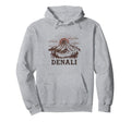 Denali Est 1917 Alaska National Park Hoodie - Aesthetic Graphic Men Women - T-Shirt, Sweatshirt, Hoodie