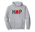 Raised Old School Hip Hop Off Button Hoodie - Unique Graphic Men Women - T-Shirt, Sweatshirt, Hoodie