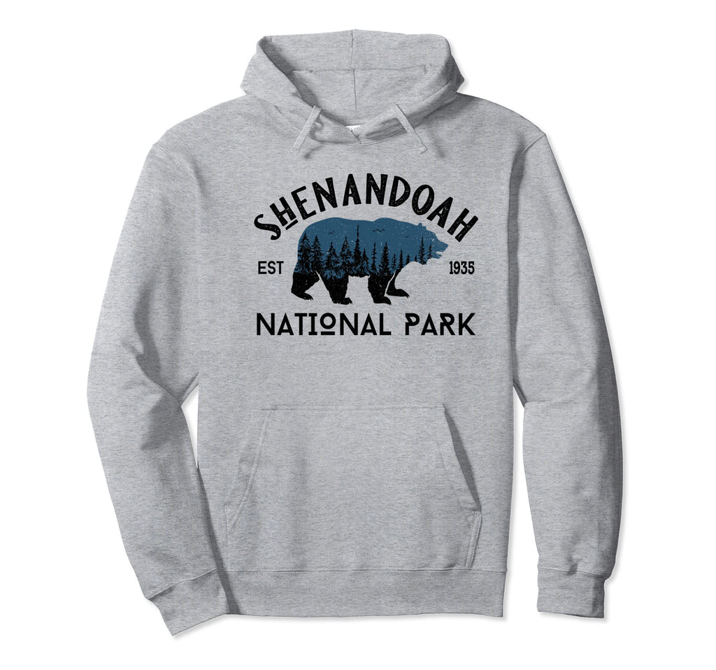Bear Shenandoah National Park Souvenir Hoodie - Minimalist Print Unisex - T-Shirt, Sweatshirt, Hoodie