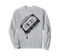 Dripping Cassette Tape Sweatshirt - Trendy Graphic Men Women - T-Shirt, Sweatshirt, Hoodie