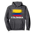 Colombia Colombian Flag Sport Soccer Hoodie - Trendy Graphic Unisex - T-Shirt, Sweatshirt, Hoodie