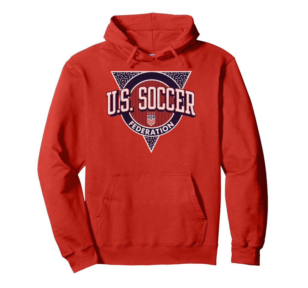 U S Soccer Triblock Red Uswnt Hoodie - Unique Graphic for Adults - T-Shirt, Sweatshirt, Hoodie