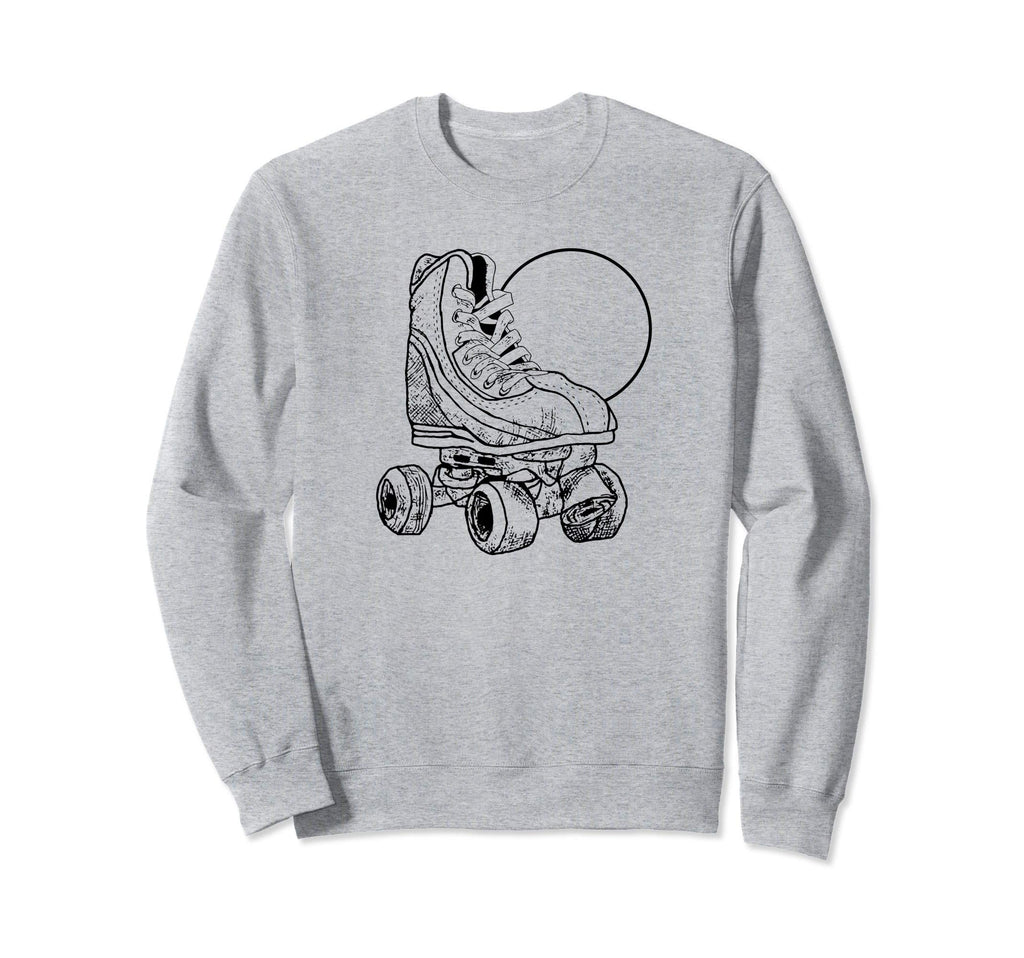 Minimalist Roller Skate Sun Sweatshirt - Streetwear Style for Adults - T-Shirt, Sweatshirt, Hoodie