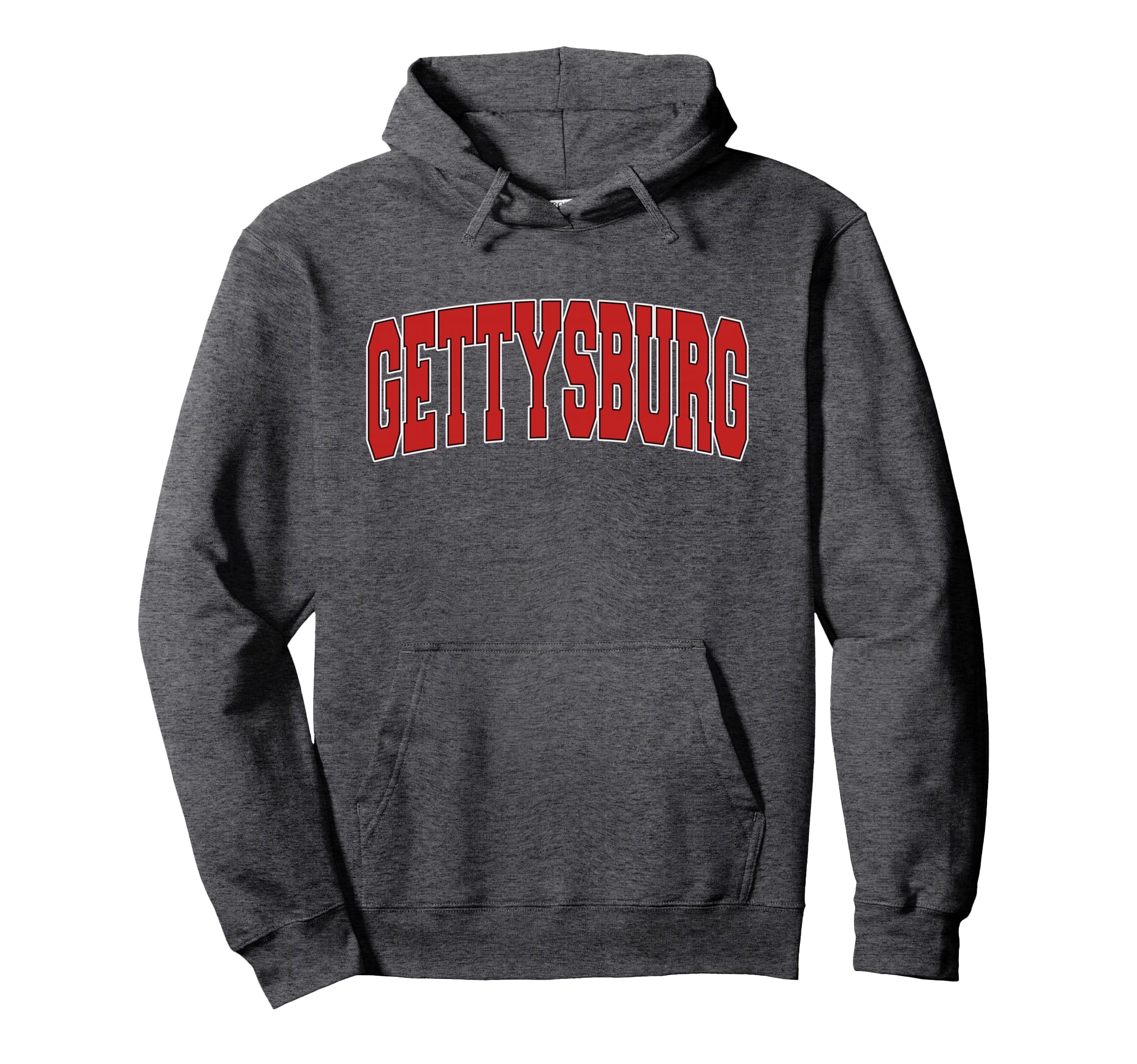 Gettysburg Pa Pennsylvania Varsity Usa Hoodie - Novelty Apparel Men Women - T-Shirt, Sweatshirt, Hoodie
