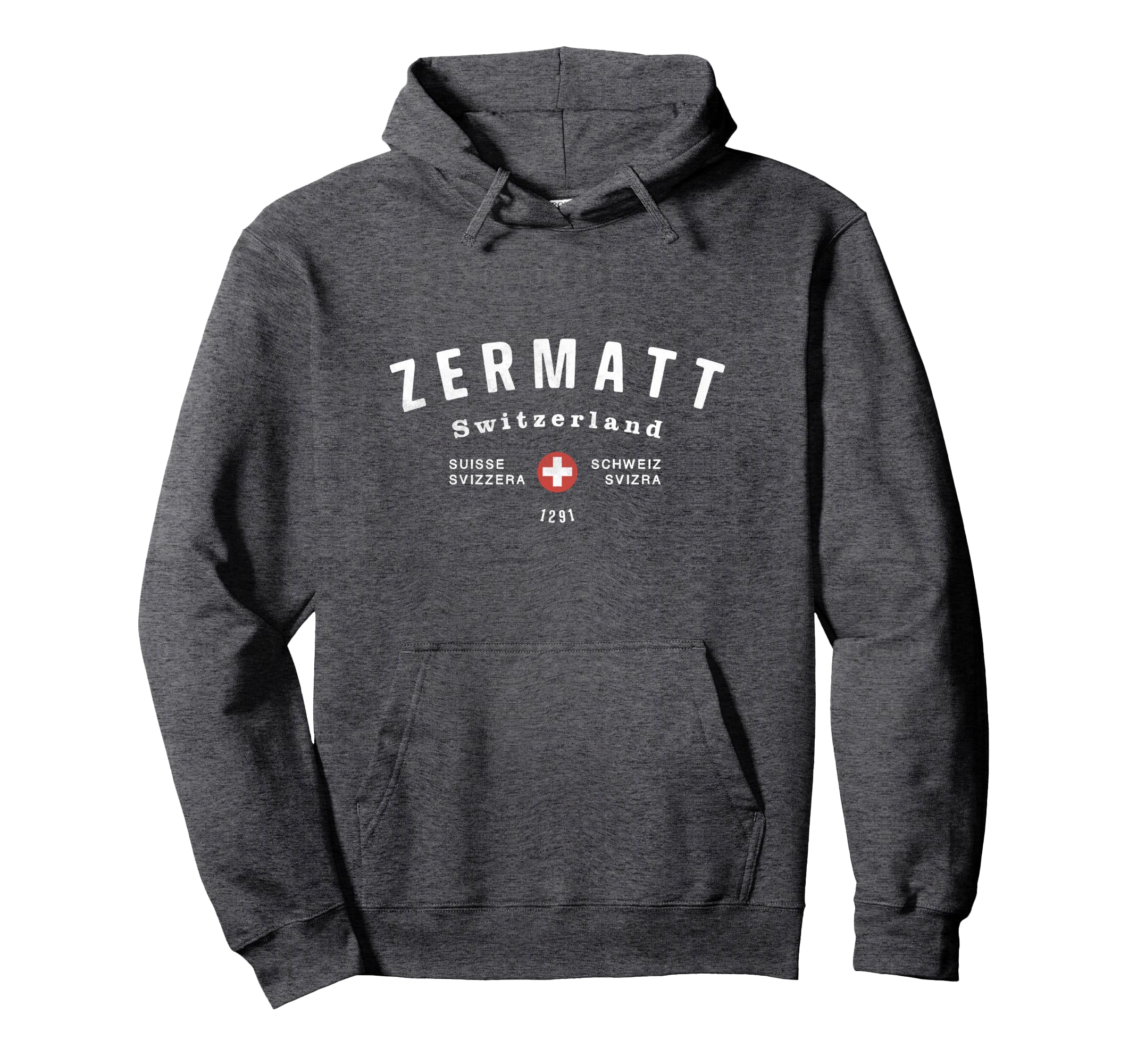 Zermatt Switzerland Sports College Hoodie - Casual Everyday Wear Men Women - T-Shirt, Sweatshirt, Hoodie