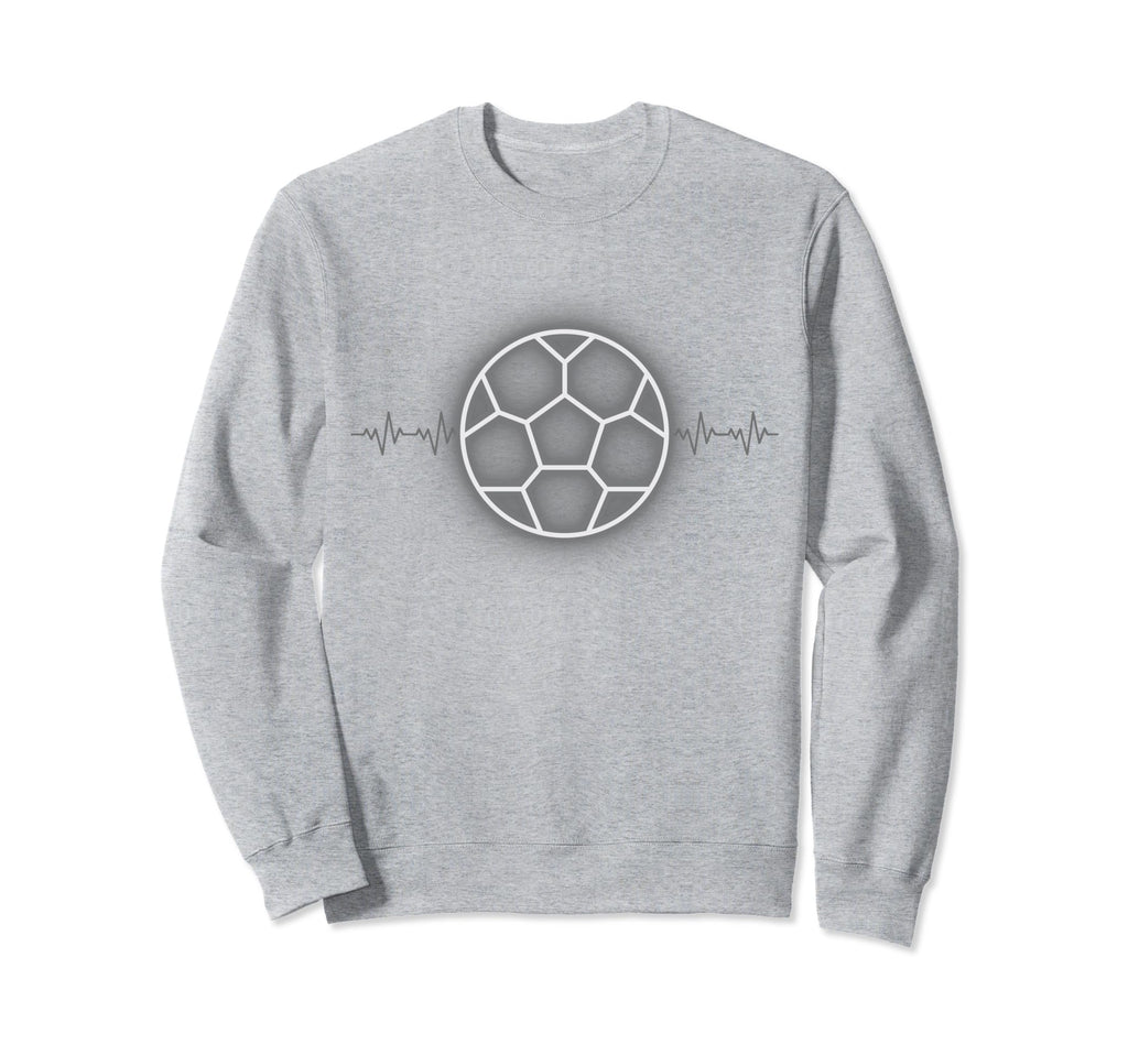Heartbeat Soccer Dad Exercise Sweatshirt - Custom Art Print Men Women - T-Shirt, Sweatshirt, Hoodie
