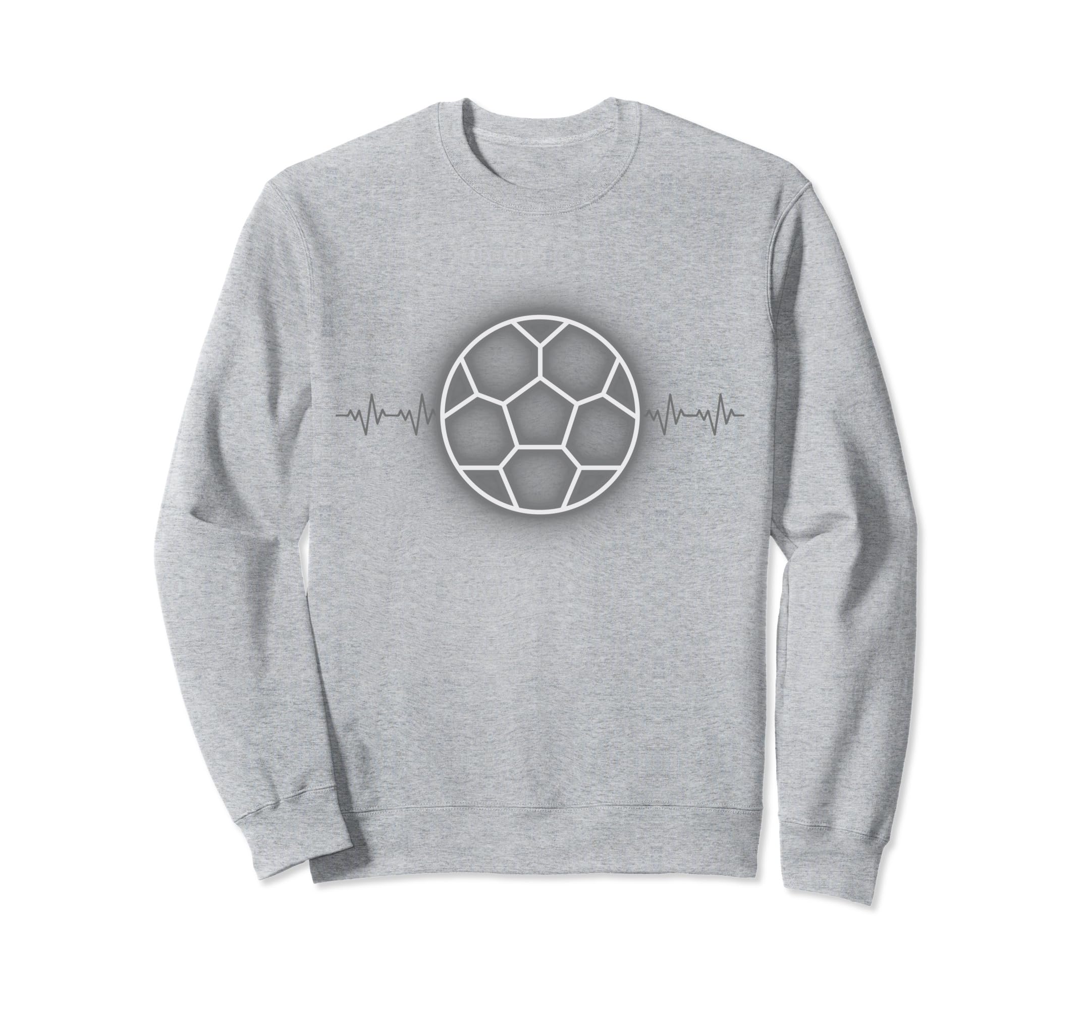 Heartbeat Soccer Dad Exercise Sweatshirt - Fun Novelty Design Men Women - T-Shirt, Sweatshirt, Hoodie