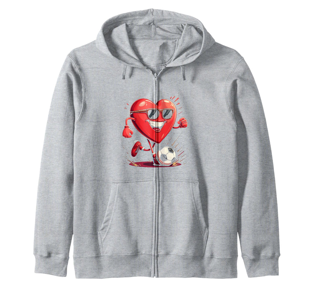 Heart Soccer Gift Sweatshirt - Trendy Graphic Unisex - T-Shirt, Sweatshirt, Hoodie