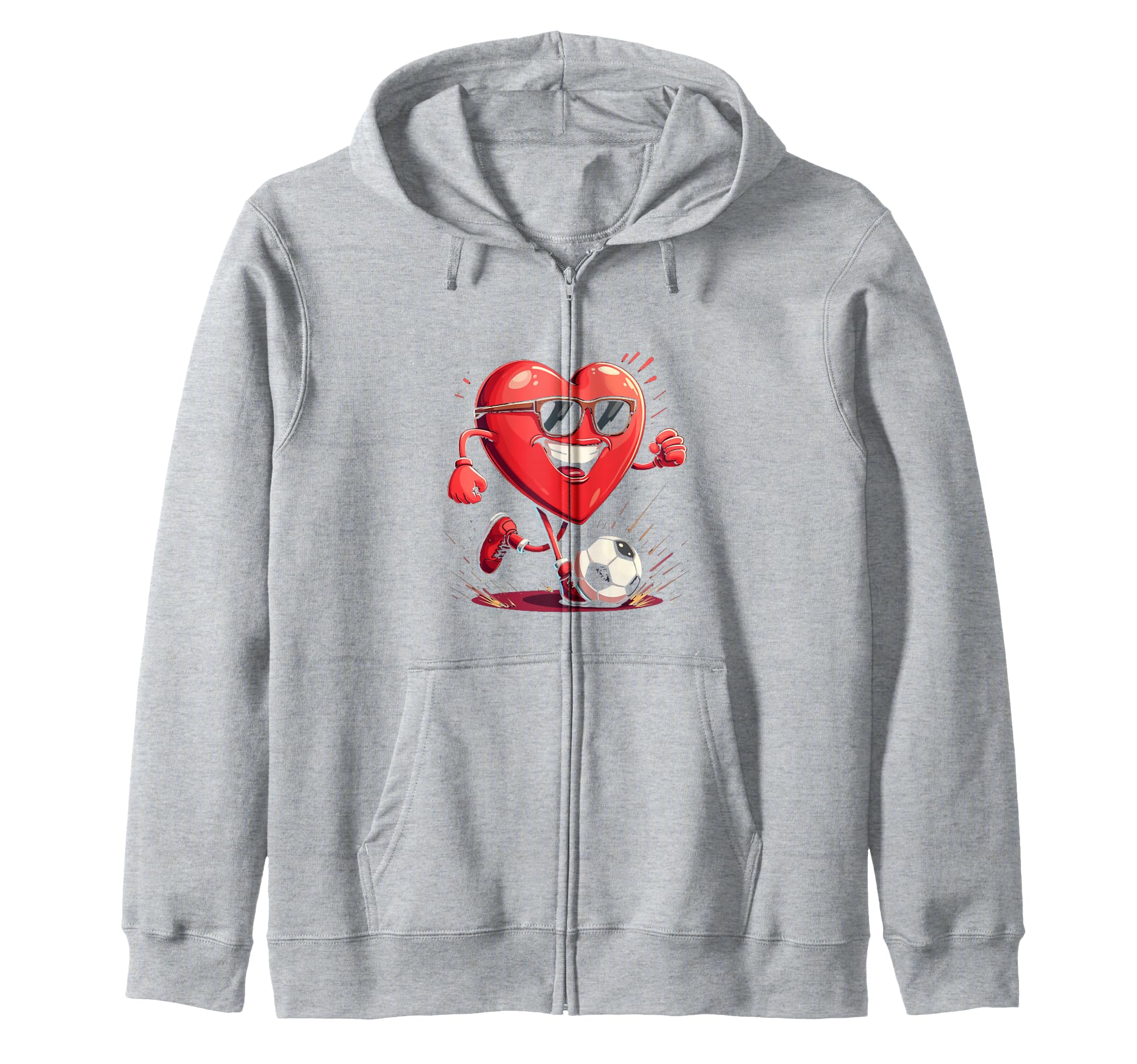 Heart Soccer Gift Sweatshirt - Trendy Graphic Unisex - T-Shirt, Sweatshirt, Hoodie