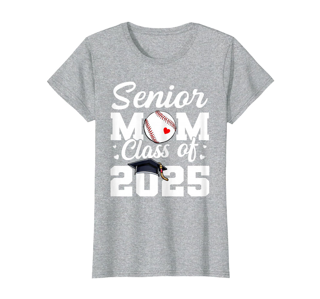 Senior Mom Class 2025 Baseball Mom T-Shirt - Aesthetic Graphic Men Women - T-Shirt, Sweatshirt, Hoodie
