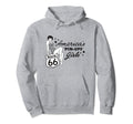 Route 66 Americas Pin Ups Hoodie - Novelty Apparel Unisex - T-Shirt, Sweatshirt, Hoodie