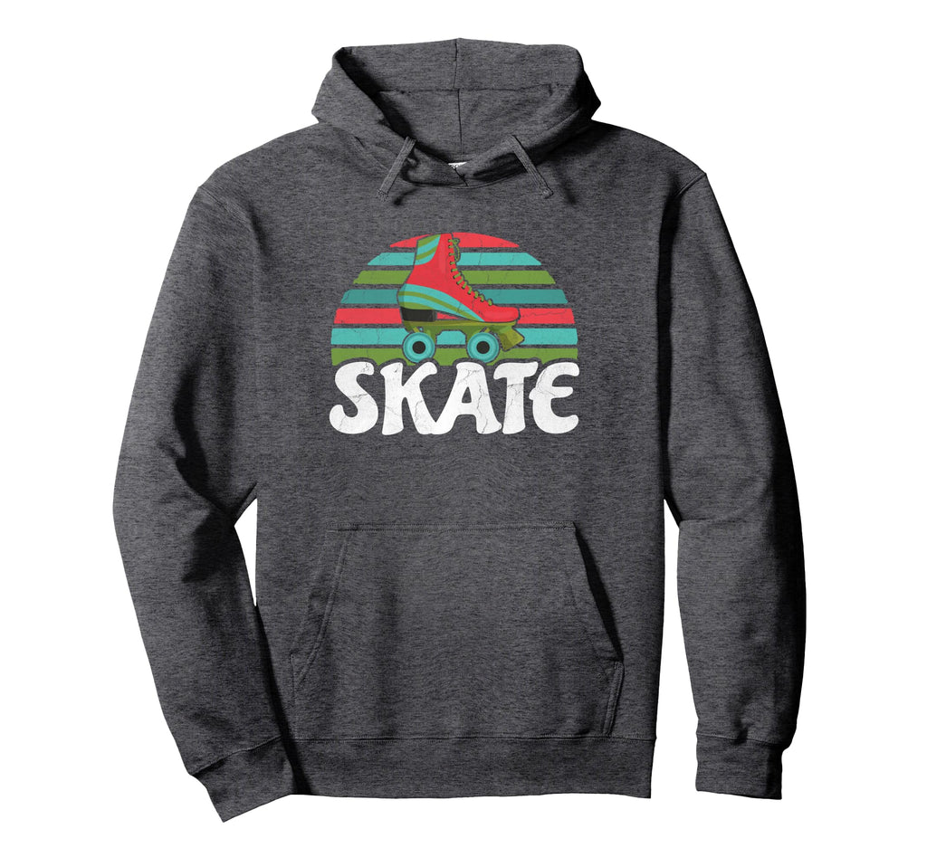Distressed Roller Skate Roller Hoodie - Aesthetic Graphic for Adults - T-Shirt, Sweatshirt, Hoodie