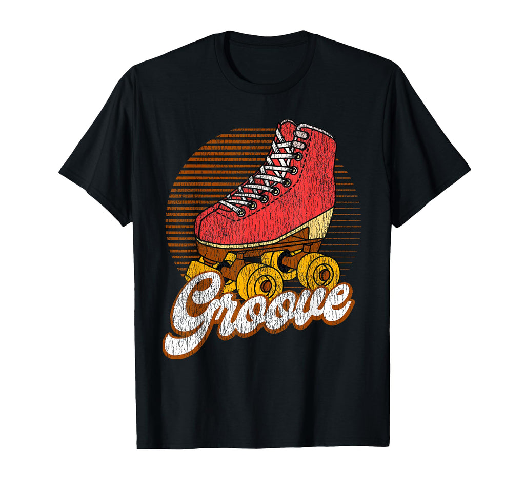 Roller Skating Skate 1970S T-Shirt - Aesthetic Graphic for Adults - T-Shirt, Sweatshirt, Hoodie