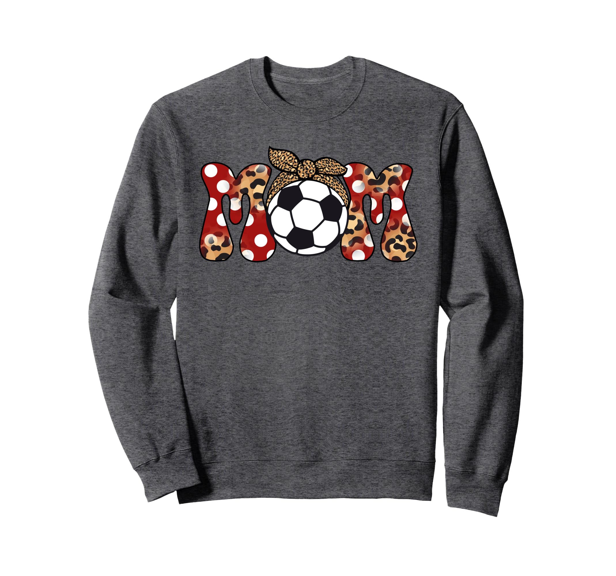 Soccer Mom Red Cheetah Leopard Sweatshirt - Unique Graphic Men Women - T-Shirt, Sweatshirt, Hoodie