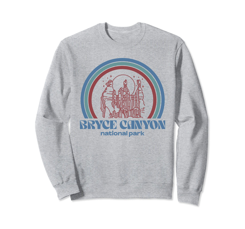 Bryce Canyon National Park Outdoor Sweatshirt - Minimalist Print Men Women - T-Shirt, Sweatshirt, Hoodie