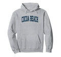 Cocoa Beach Florida Fl Athletic Sports Navy Hoodie - Trendy Graphic Unisex - T-Shirt, Sweatshirt, Hoodie