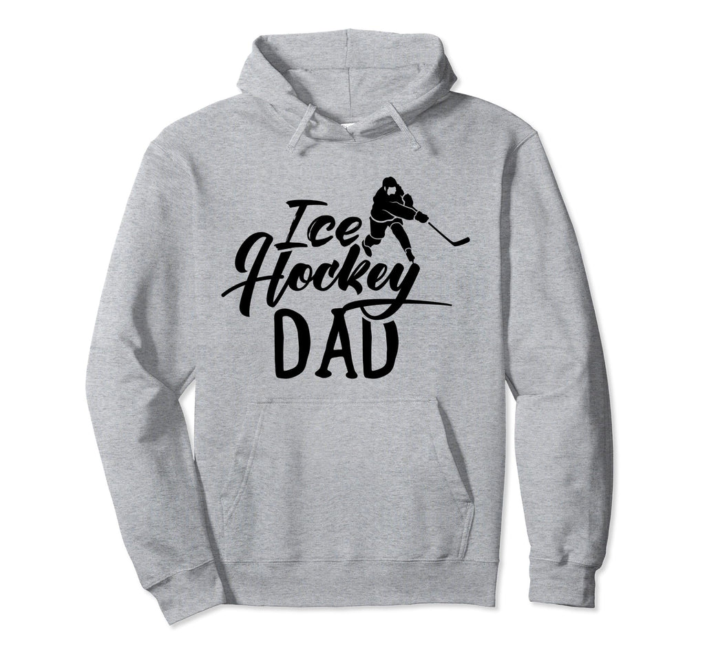 Ice Hockey Dad Coach Player Team Hoodie - Casual Everyday Wear for Adults - T-Shirt, Sweatshirt, Hoodie