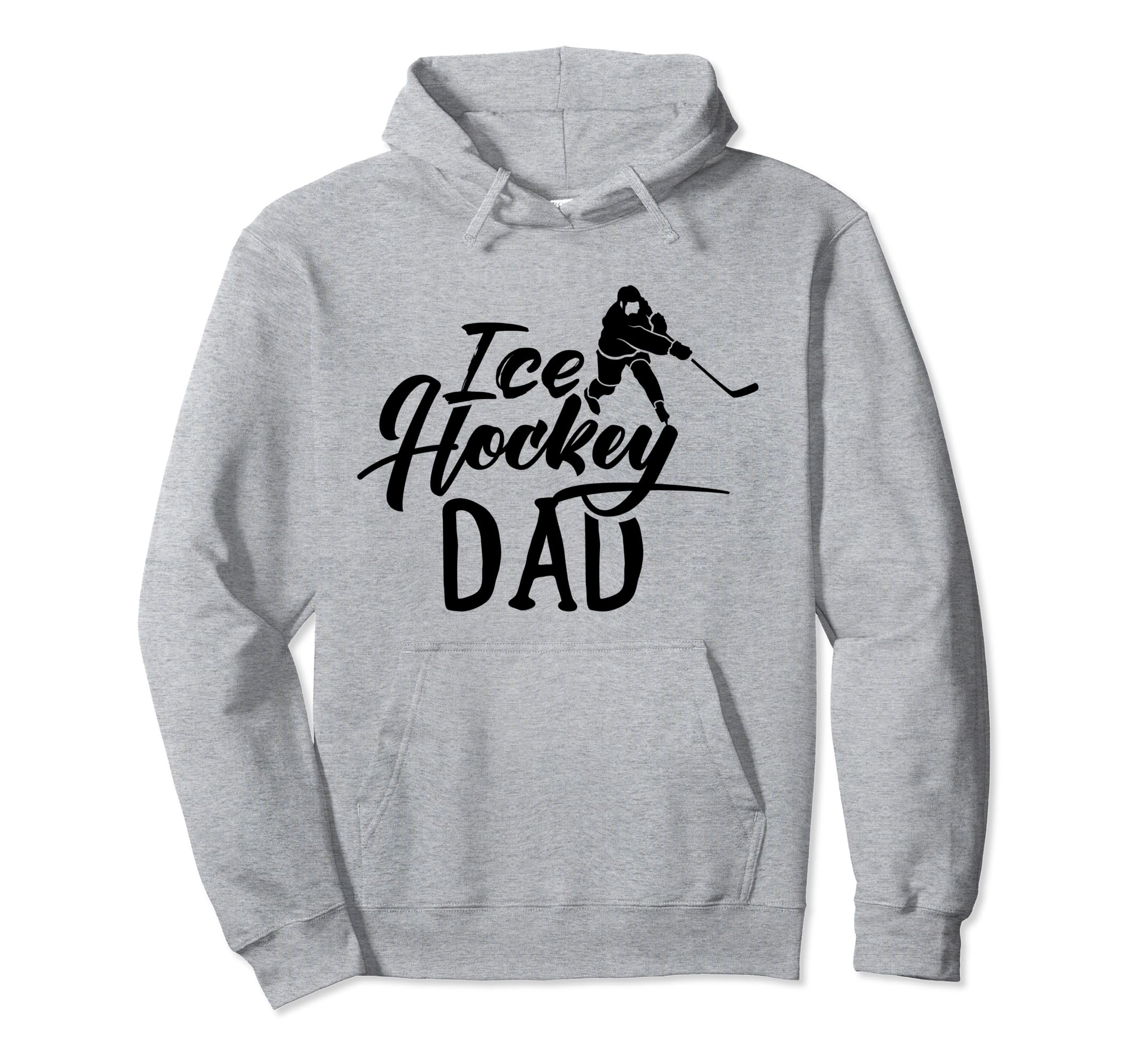Ice Hockey Dad Coach Player Team Hoodie - Casual Everyday Wear for Adults - T-Shirt, Sweatshirt, Hoodie