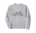 Heartbeat Soccer Sweatshirt - Casual Everyday Wear for Adults - T-Shirt, Sweatshirt, Hoodie