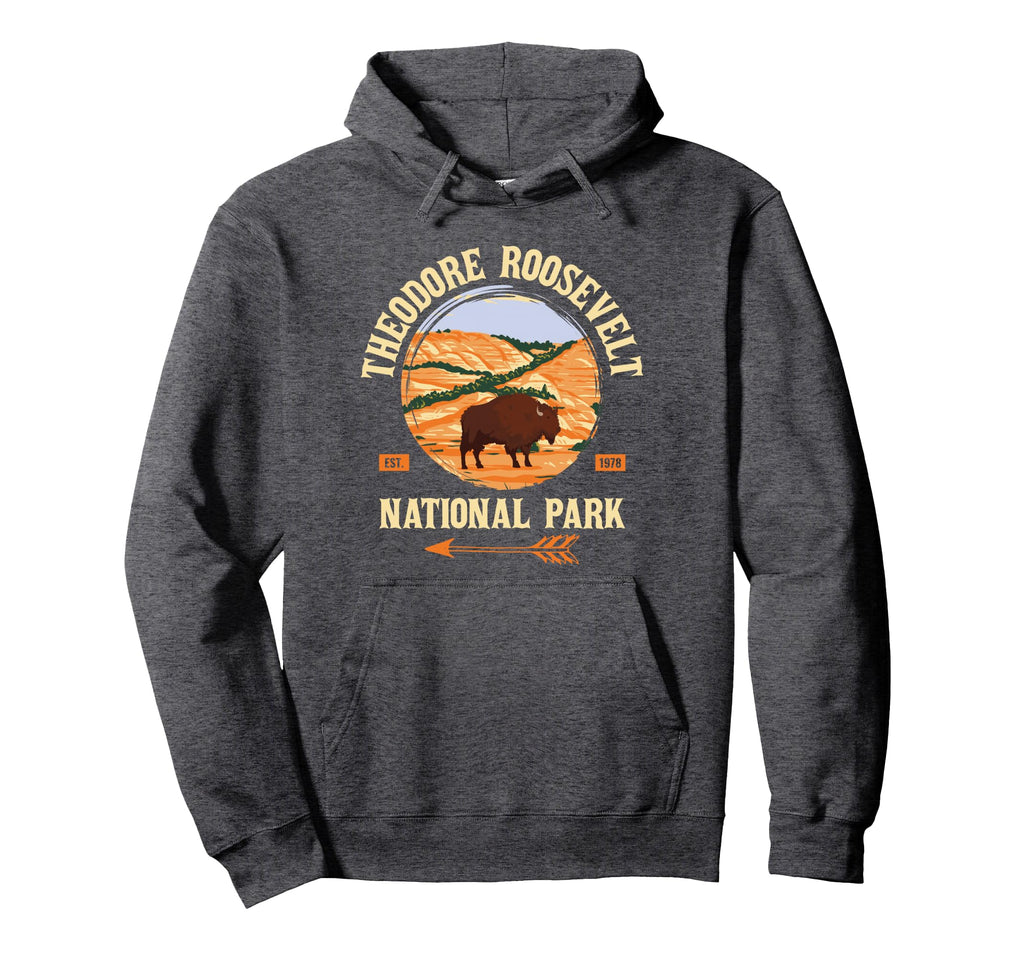 Theodore Roosevelt North Dakota Us National Hoodie - Unique Graphic Unisex - T-Shirt, Sweatshirt, Hoodie