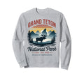 Grand Teton National Park Mountain Sweatshirt - Aesthetic Graphic Men Women - T-Shirt, Sweatshirt, Hoodie