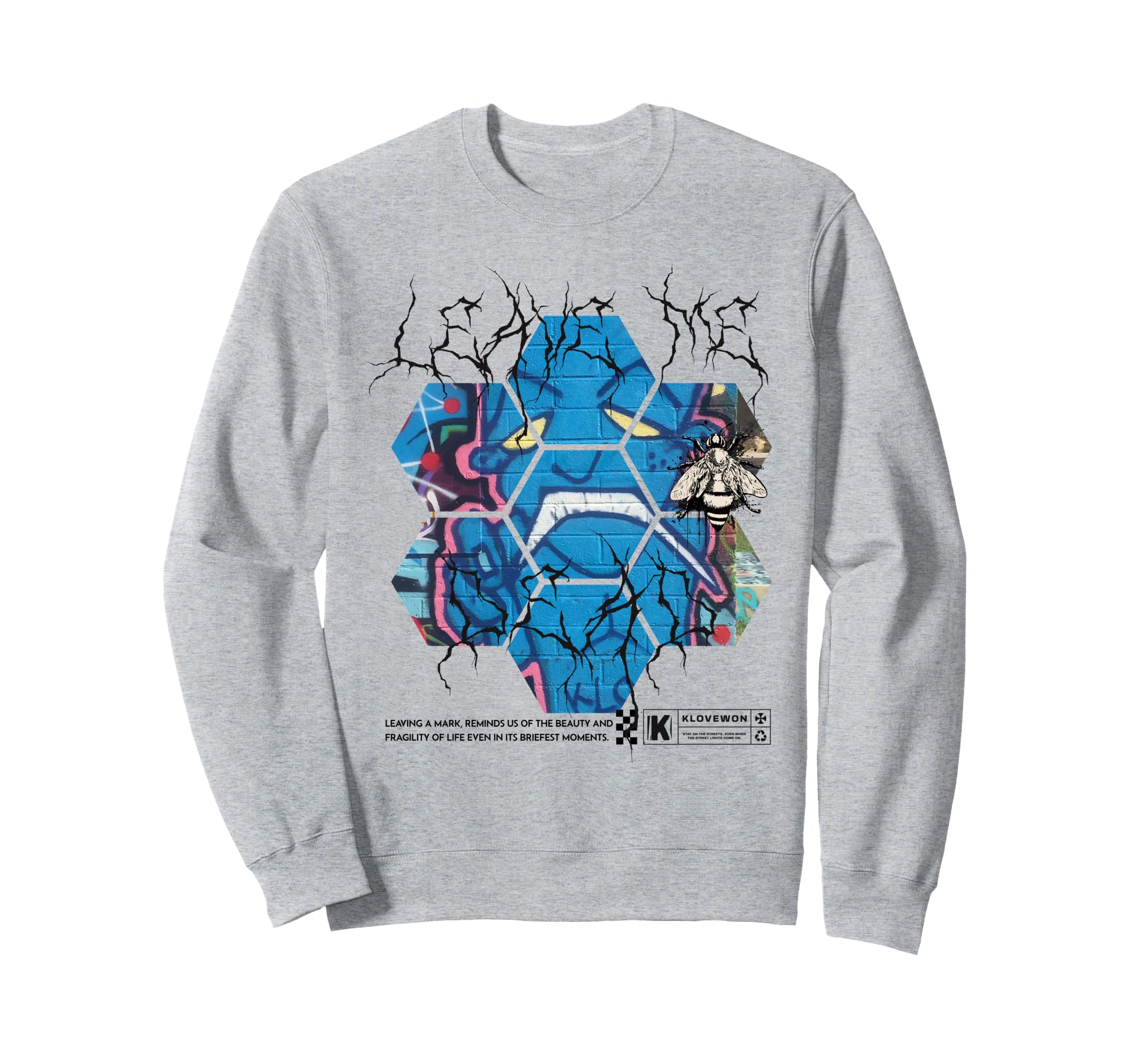 Graffiti Hip Hop Old School Sweatshirt - Custom Art Print for Adults - T-Shirt, Sweatshirt, Hoodie