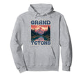 Grand Teton National Park Eighties Vibe Hoodie - Aesthetic Graphic Unisex - T-Shirt, Sweatshirt, Hoodie