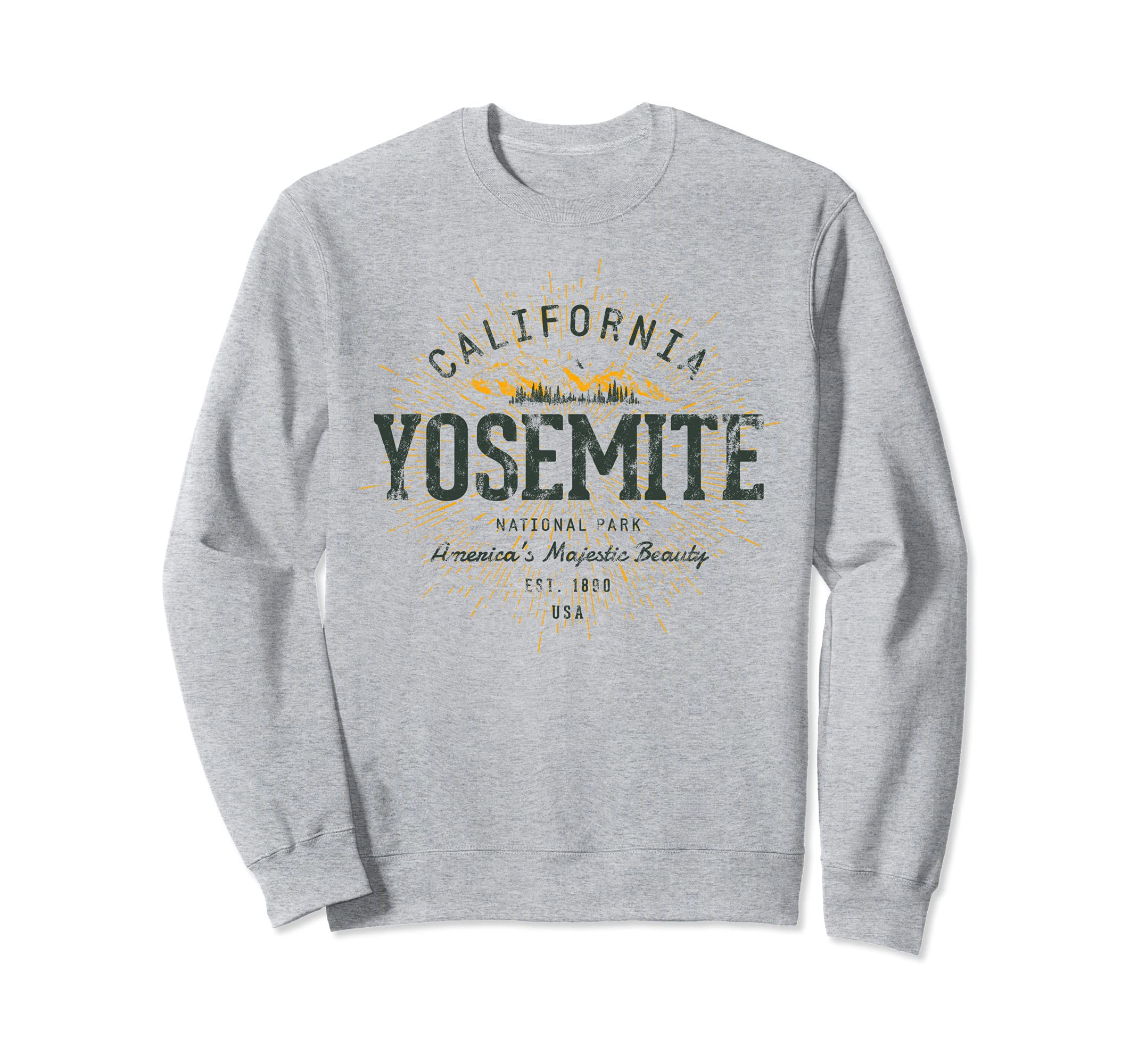 Yosemite National Park Sweatshirt - Graphic Print Men Women - T-Shirt, Sweatshirt, Hoodie
