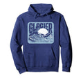 Glacier National Park Distressed 80S Hoodie - Aesthetic Graphic Men Women - T-Shirt, Sweatshirt, Hoodie