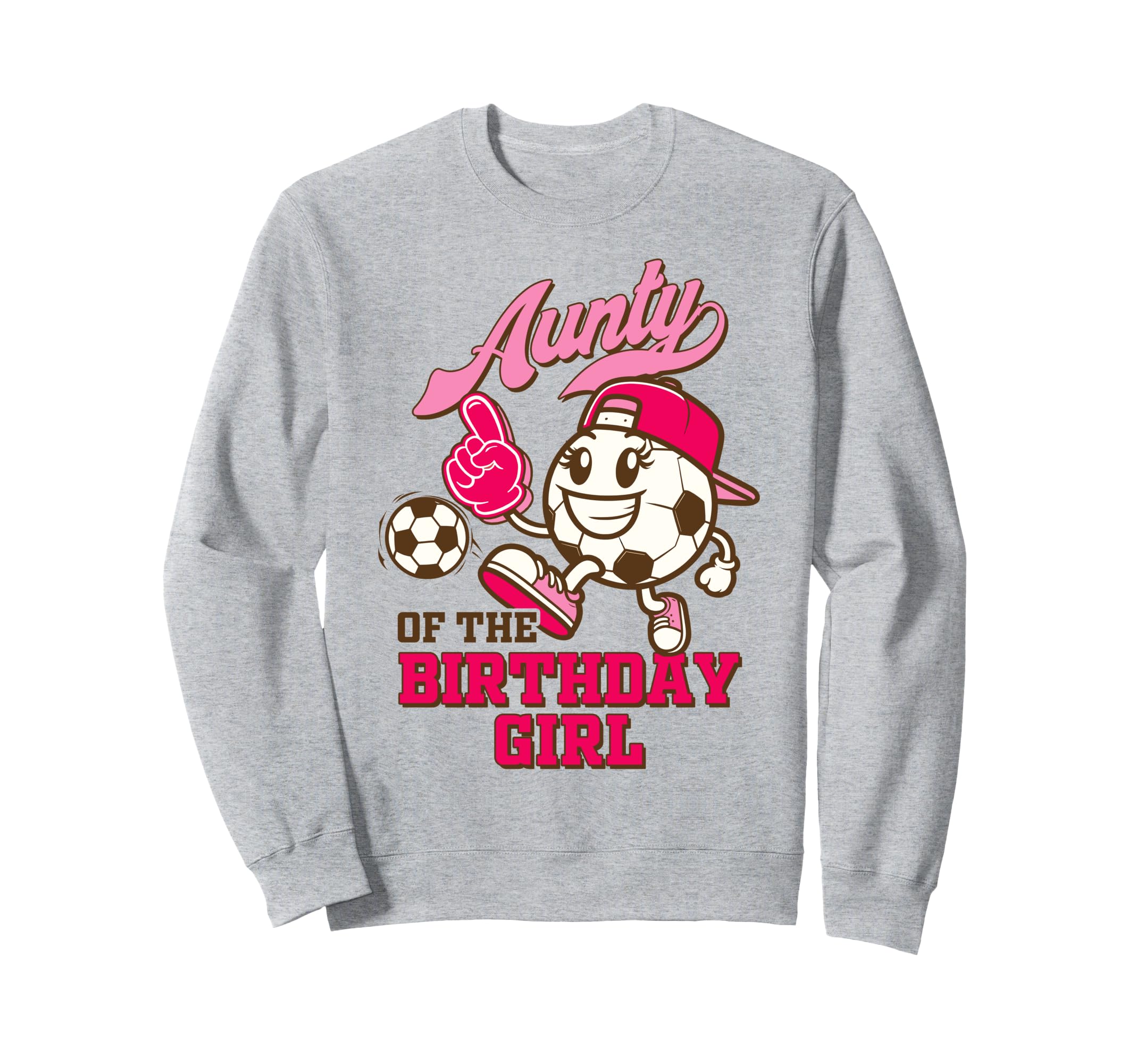 Soccer Auntie Birthday Party Sweatshirt - Casual Everyday Wear for Adults - T-Shirt, Sweatshirt, Hoodie