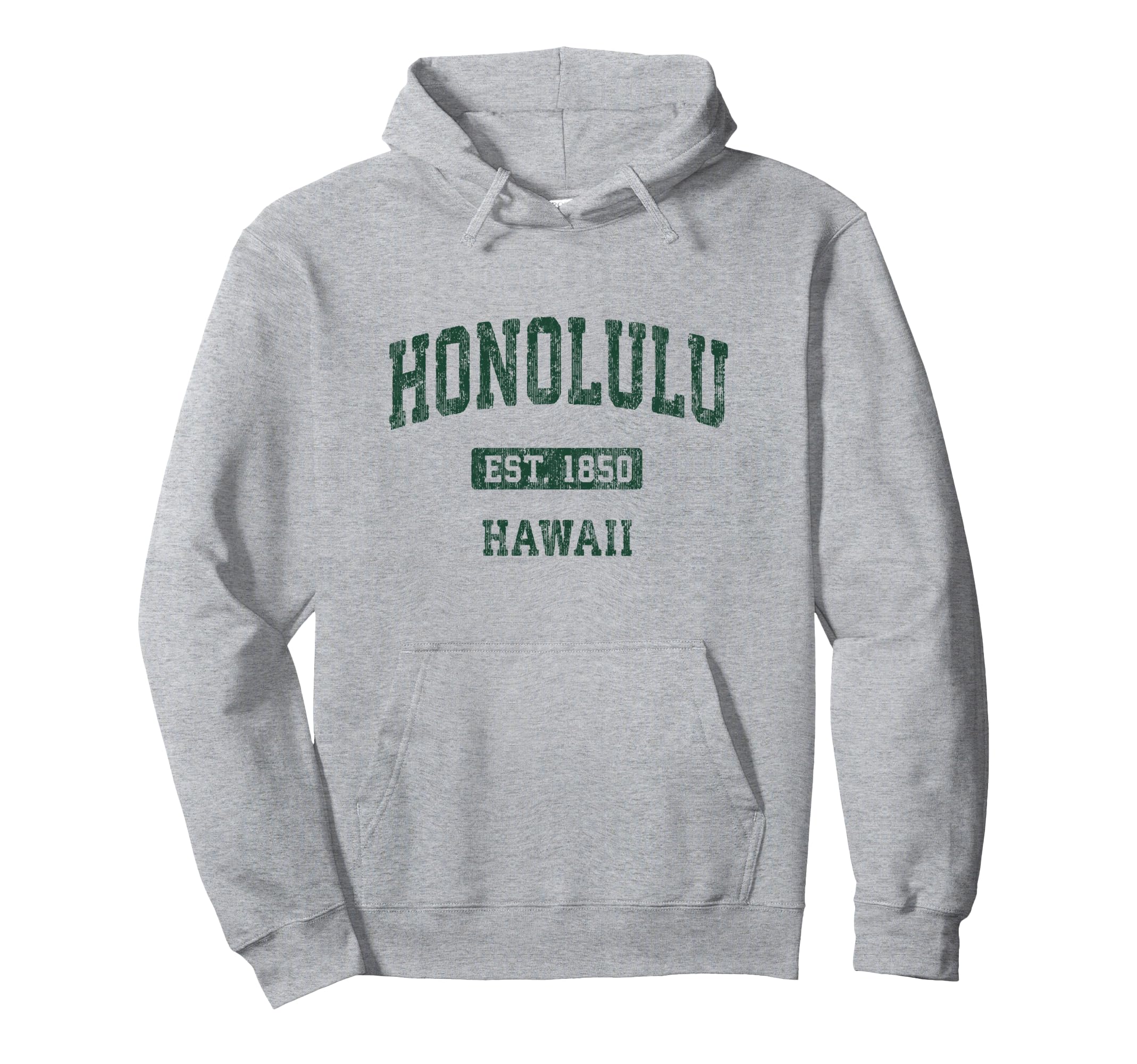 Honolulu Hawaii Hi Athletic Sports Hoodie - Aesthetic Graphic for Adults - T-Shirt, Sweatshirt, Hoodie