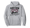 Soccer Sister Im Just Here Snacks Hoodie - Aesthetic Graphic Unisex - T-Shirt, Sweatshirt, Hoodie