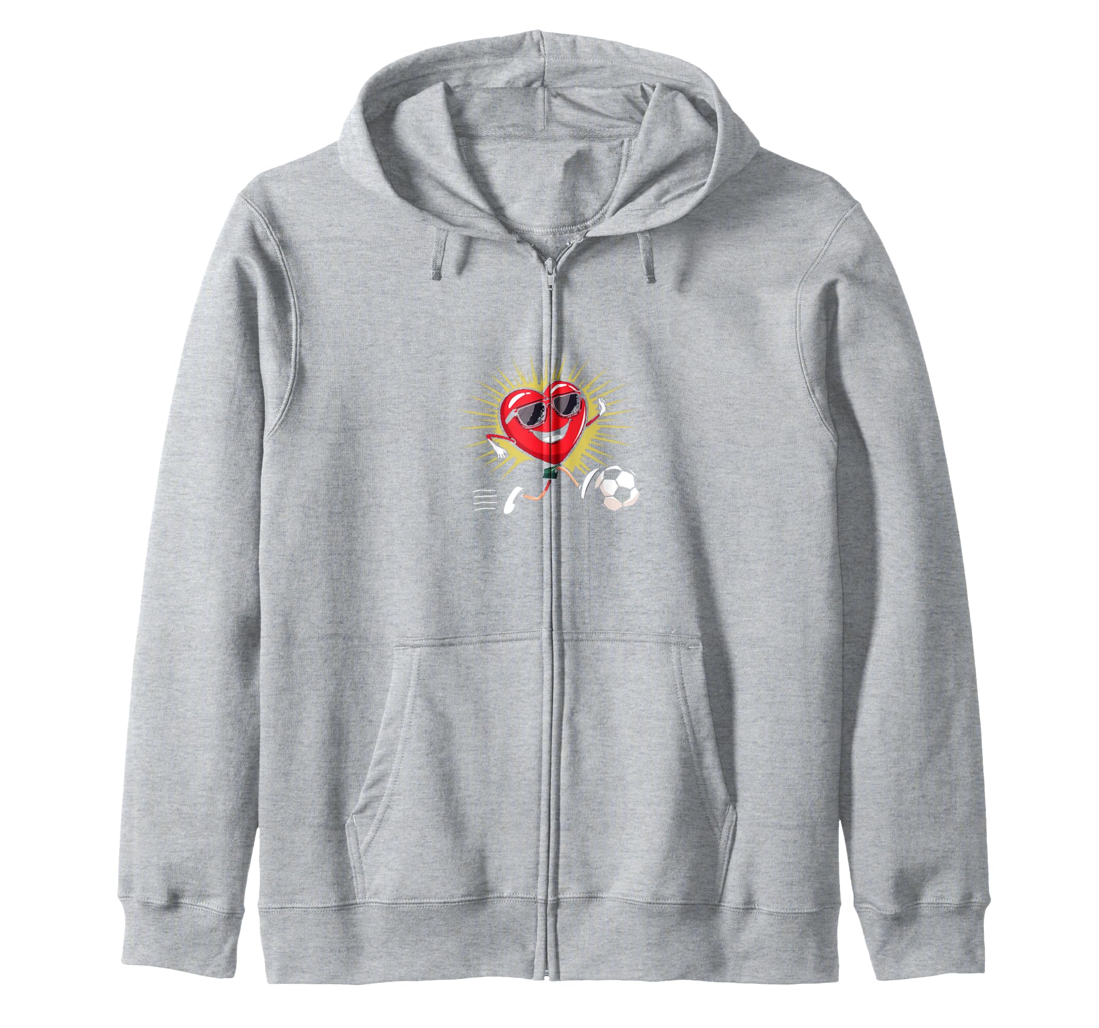 Heart Soccer Gift Hoodie - Trendy Graphic for Adults - T-Shirt, Sweatshirt, Hoodie
