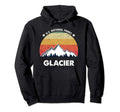 Glacier National Park Hoodie - Fun Novelty Design Unisex - T-Shirt, Sweatshirt, Hoodie