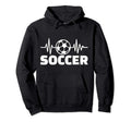 Soccer Frequency Hoodie - Fun Novelty Design Men Women - T-Shirt, Sweatshirt, Hoodie