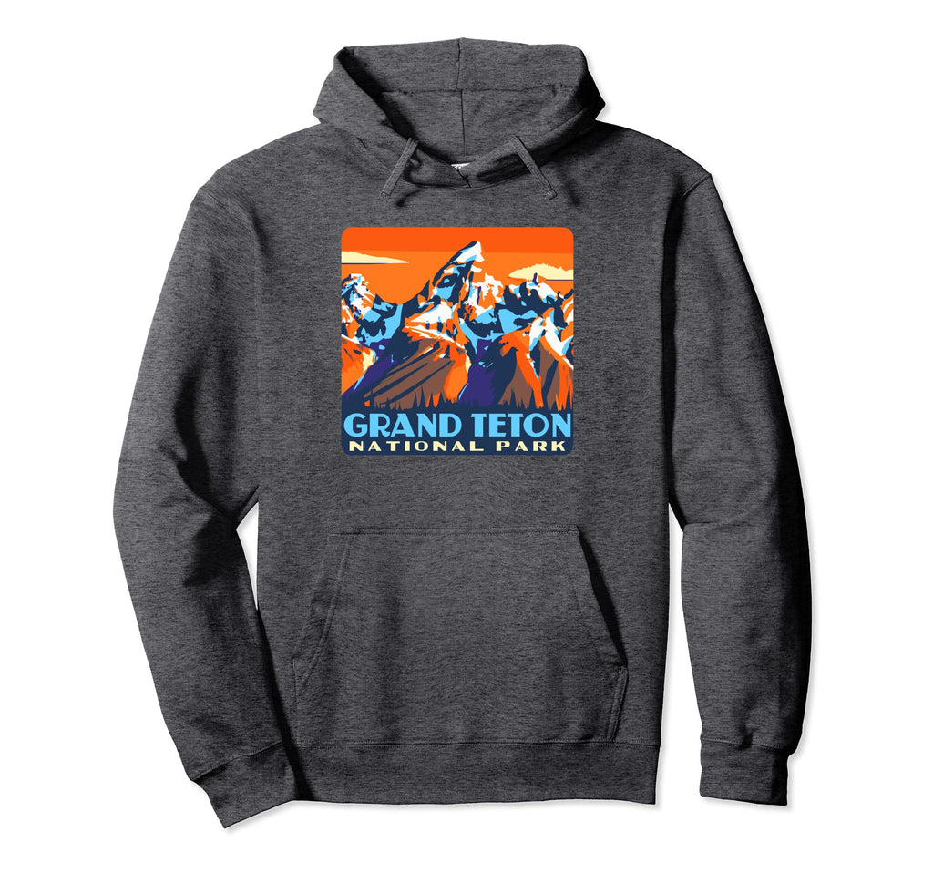 Grand Teton National Park Parks Hoodie - Casual Everyday Wear for Adults - T-Shirt, Sweatshirt, Hoodie