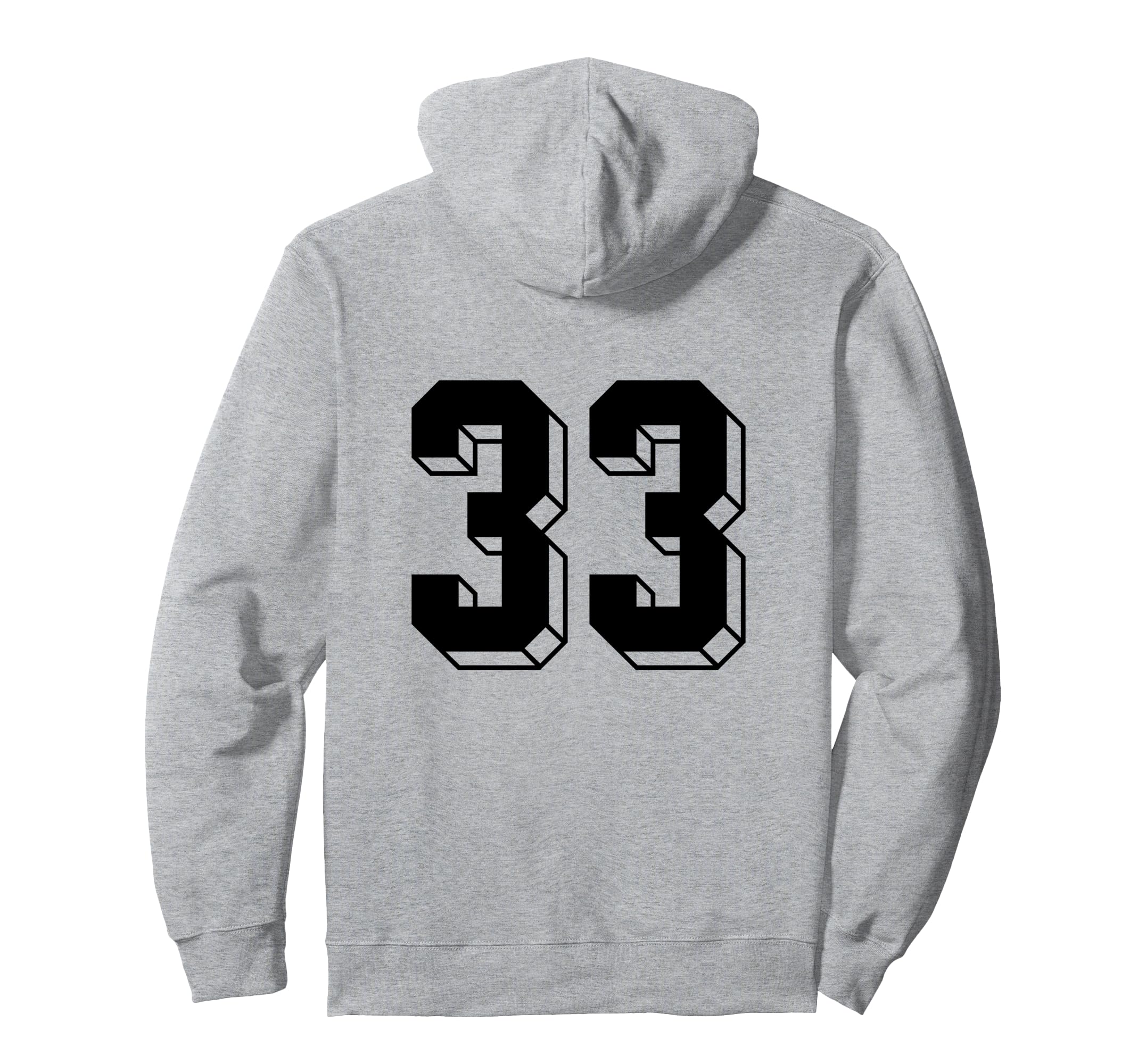 Number 33 Backside 80S 90S Team Hoodie - Aesthetic Graphic for Adults - T-Shirt, Sweatshirt, Hoodie