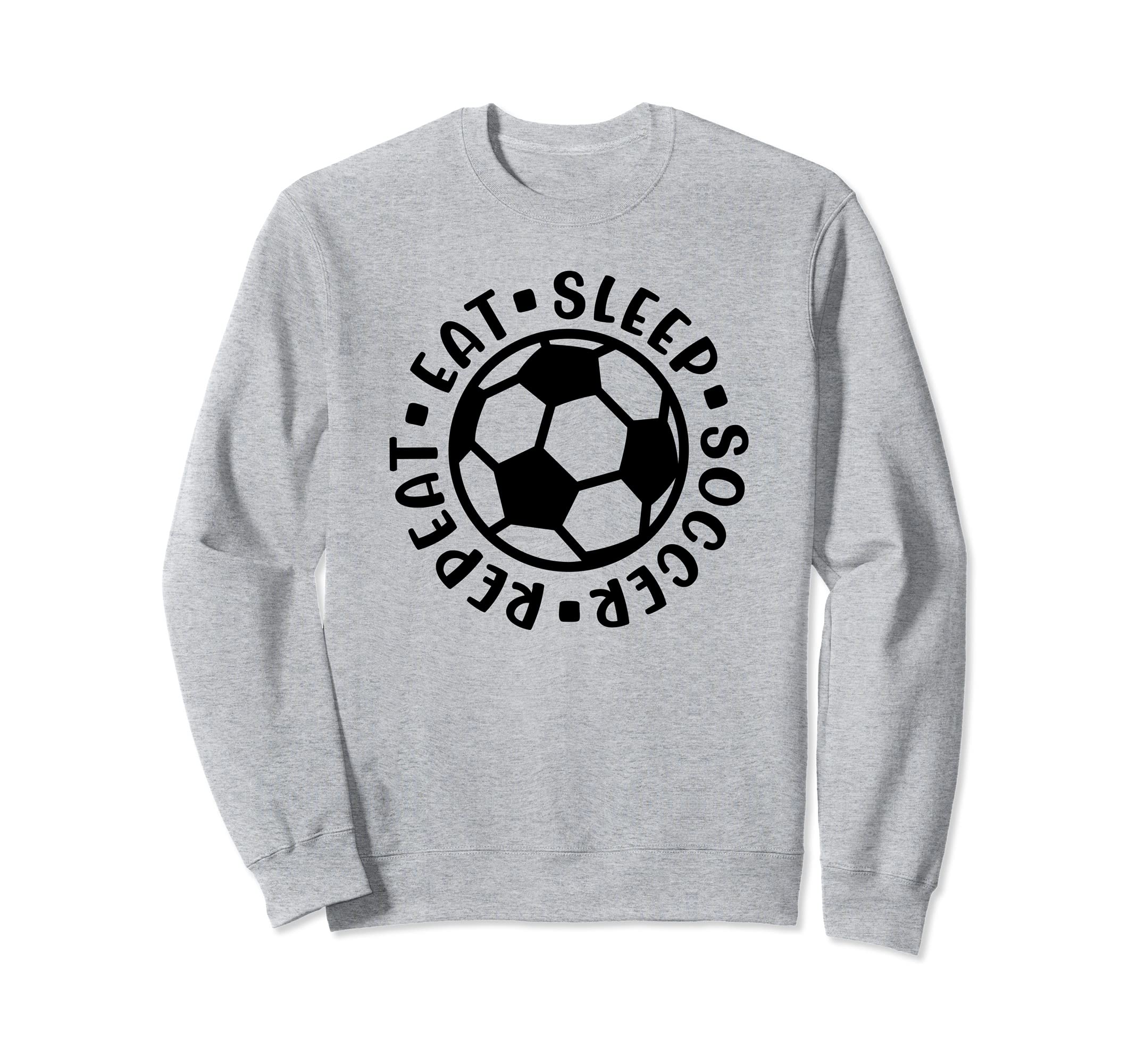 Eat Sleep Soccer Repeat Goalie Keeper Sweatshirt - Graphic Print Unisex - T-Shirt, Sweatshirt, Hoodie