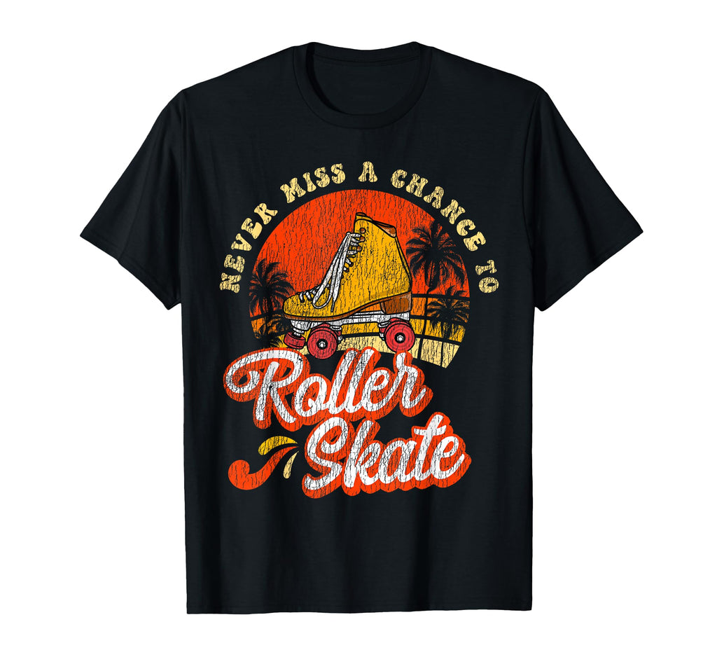 Roller Skating Skate 1970S T-Shirt - Graphic Print for Adults - T-Shirt, Sweatshirt, Hoodie