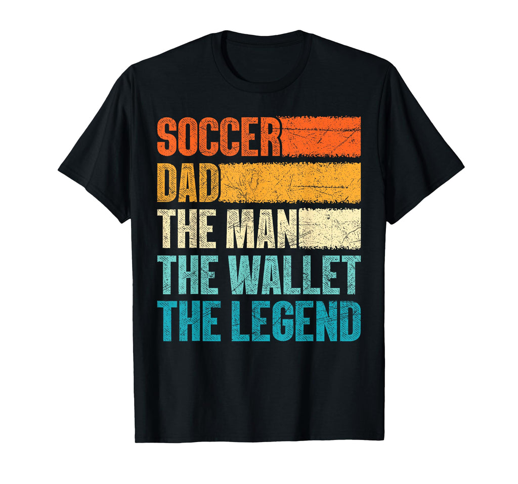 Soccer Dad Wallet Legend Fathers Day T-Shirt - Graphic Print for Adults - T-Shirt, Sweatshirt, Hoodie