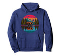 Sunset Bear Forest Reflection Hoodie - Aesthetic Graphic for Adults - T-Shirt, Sweatshirt, Hoodie
