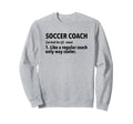 Soccer Coach Definition Sweatshirt - Minimalist Print Unisex - T-Shirt, Sweatshirt, Hoodie