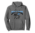 Mom Soccer Lover Soccer Mom Gift Blue Hoodie - Trendy Graphic for Adults - T-Shirt, Sweatshirt, Hoodie