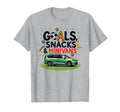 Goals Snacks Minivans Soccer Mom Life T-Shirt - Trendy Graphic Men Women - T-Shirt, Sweatshirt, Hoodie